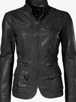 Veste en cuir cuir d'agneau souple