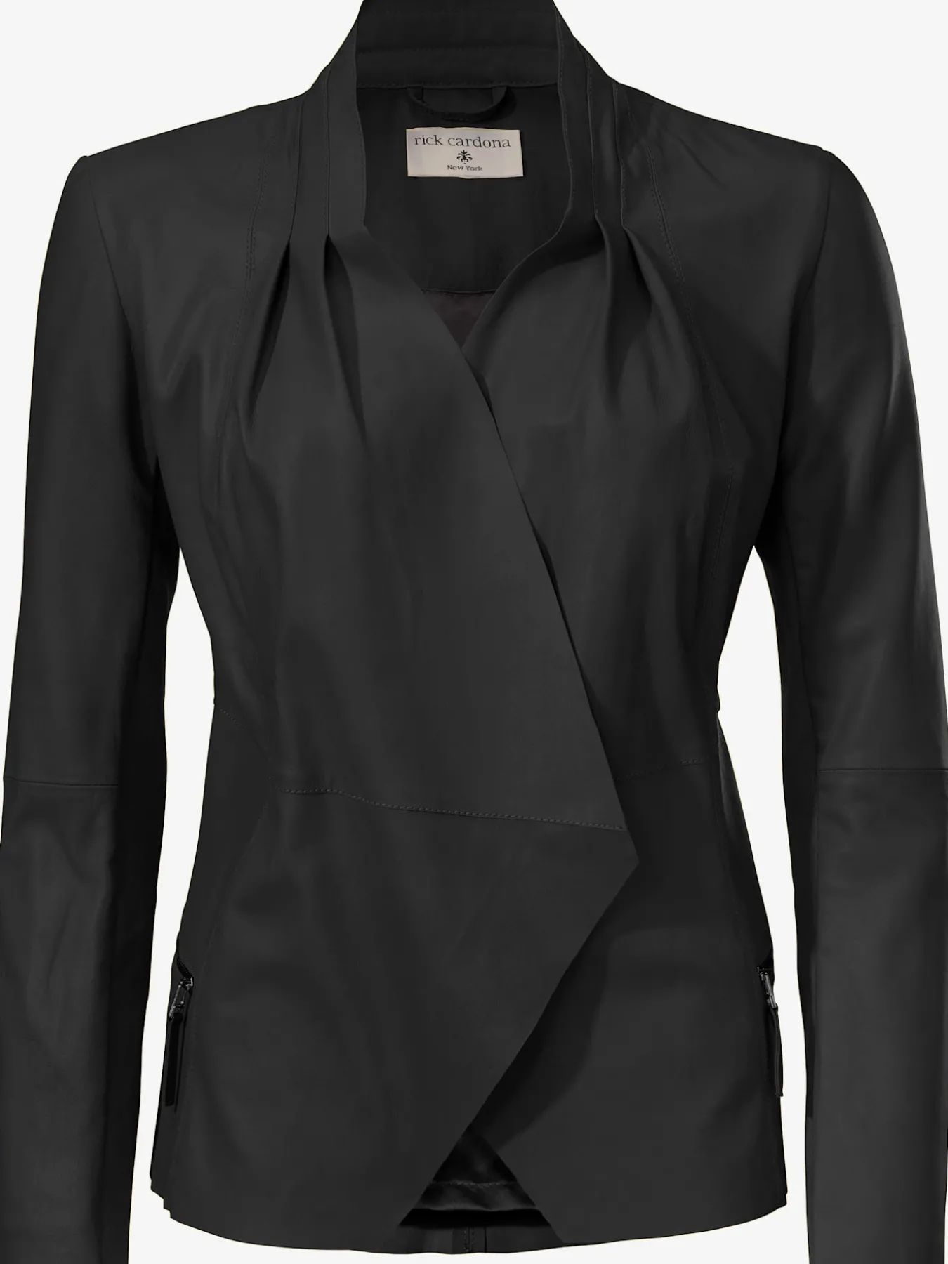 Veste en cuir modèle décontracté et élégant