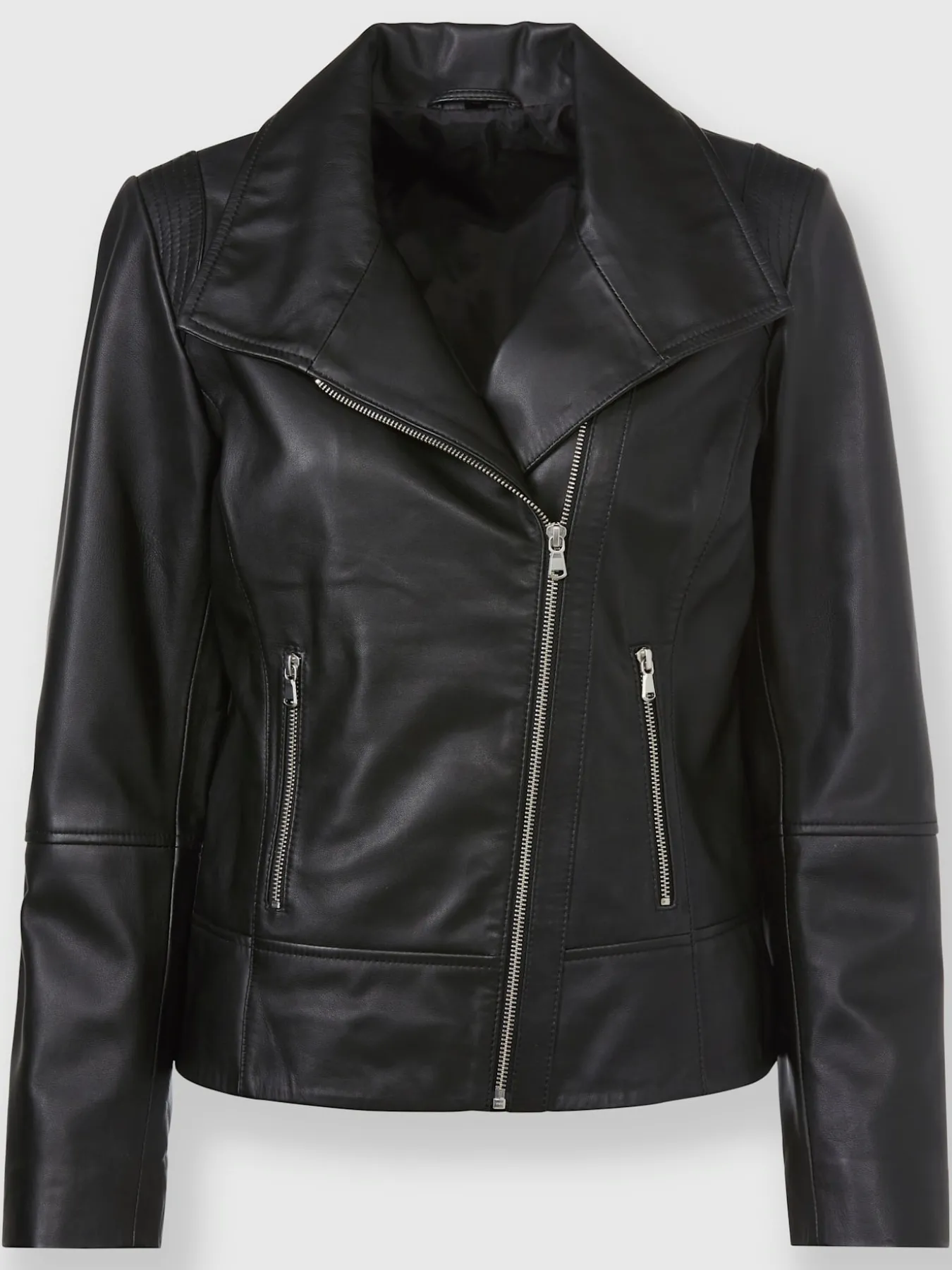 Veste en cuir style motard tendance