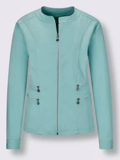 Veste en jean mélange coton et lyocell de qualité