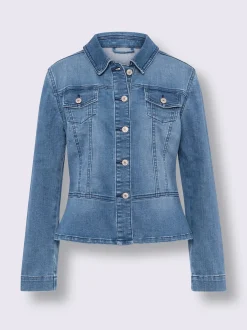 Veste en jean poches poitrine pratiques