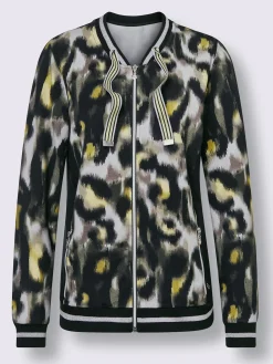 Veste en modal et viscose matière sweat