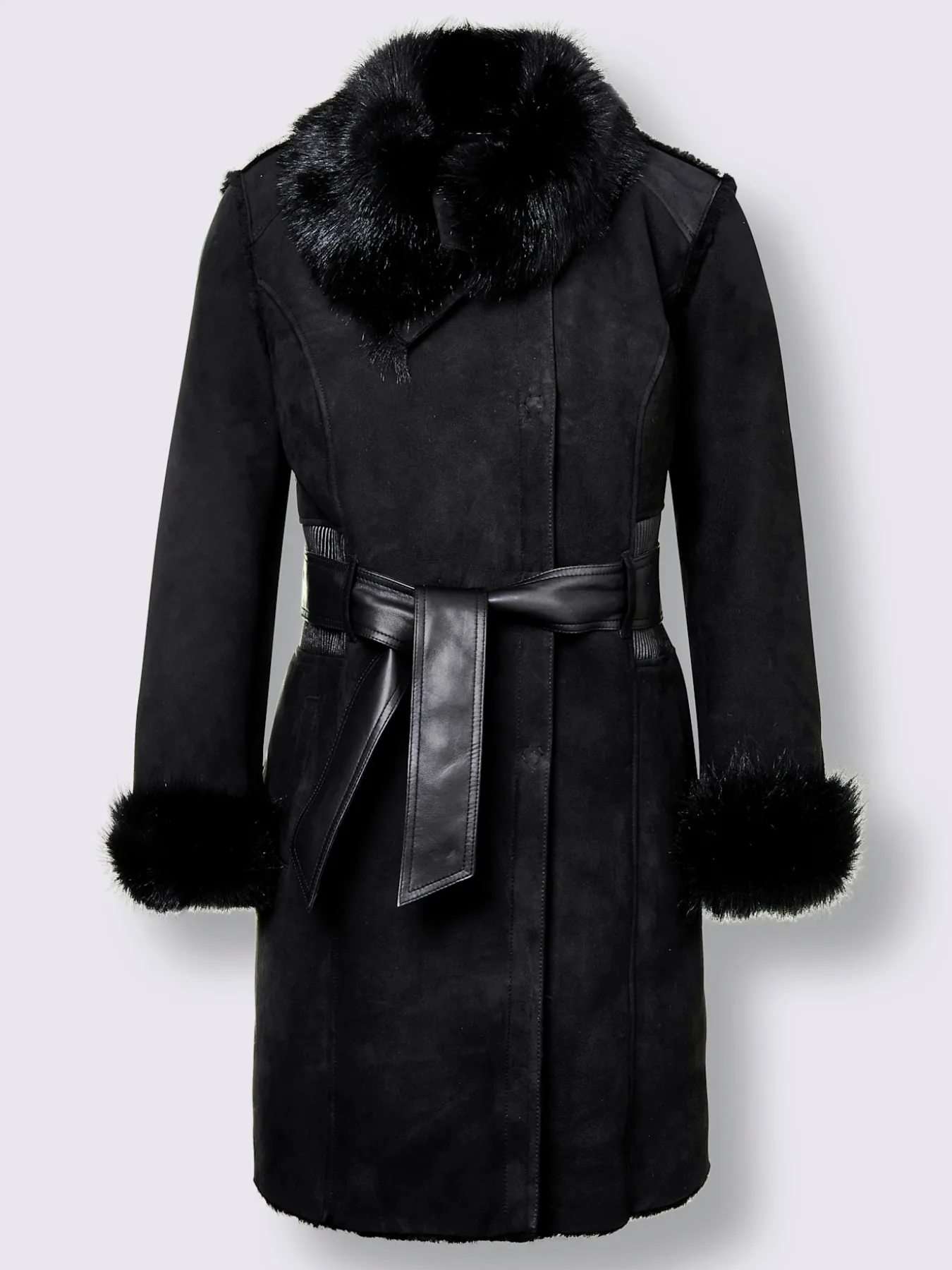 Veste en peau d'agneau haute qualité