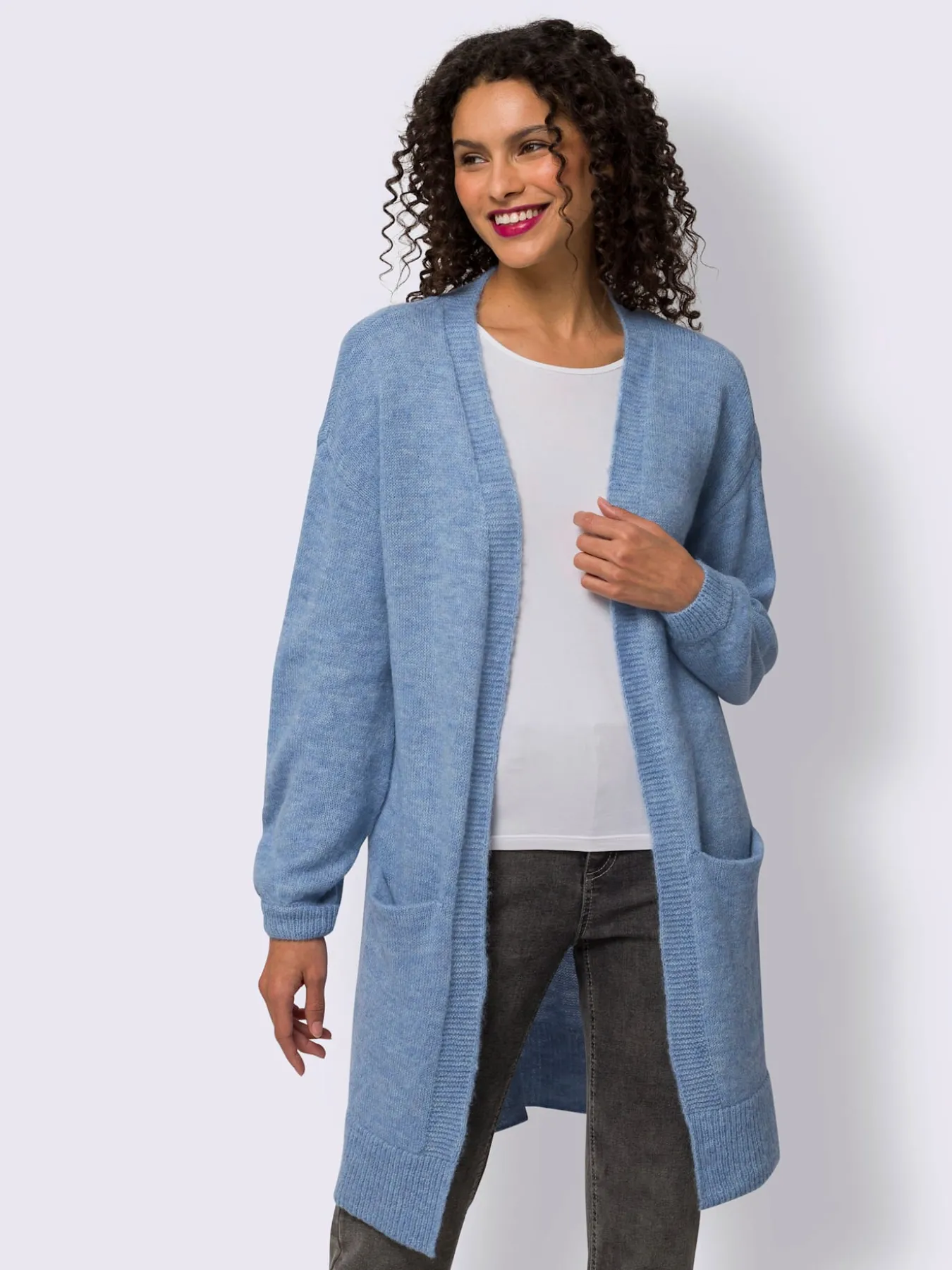 Veste en tricot 10% laine