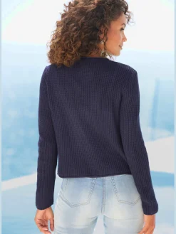 Veste en tricot à manches longues