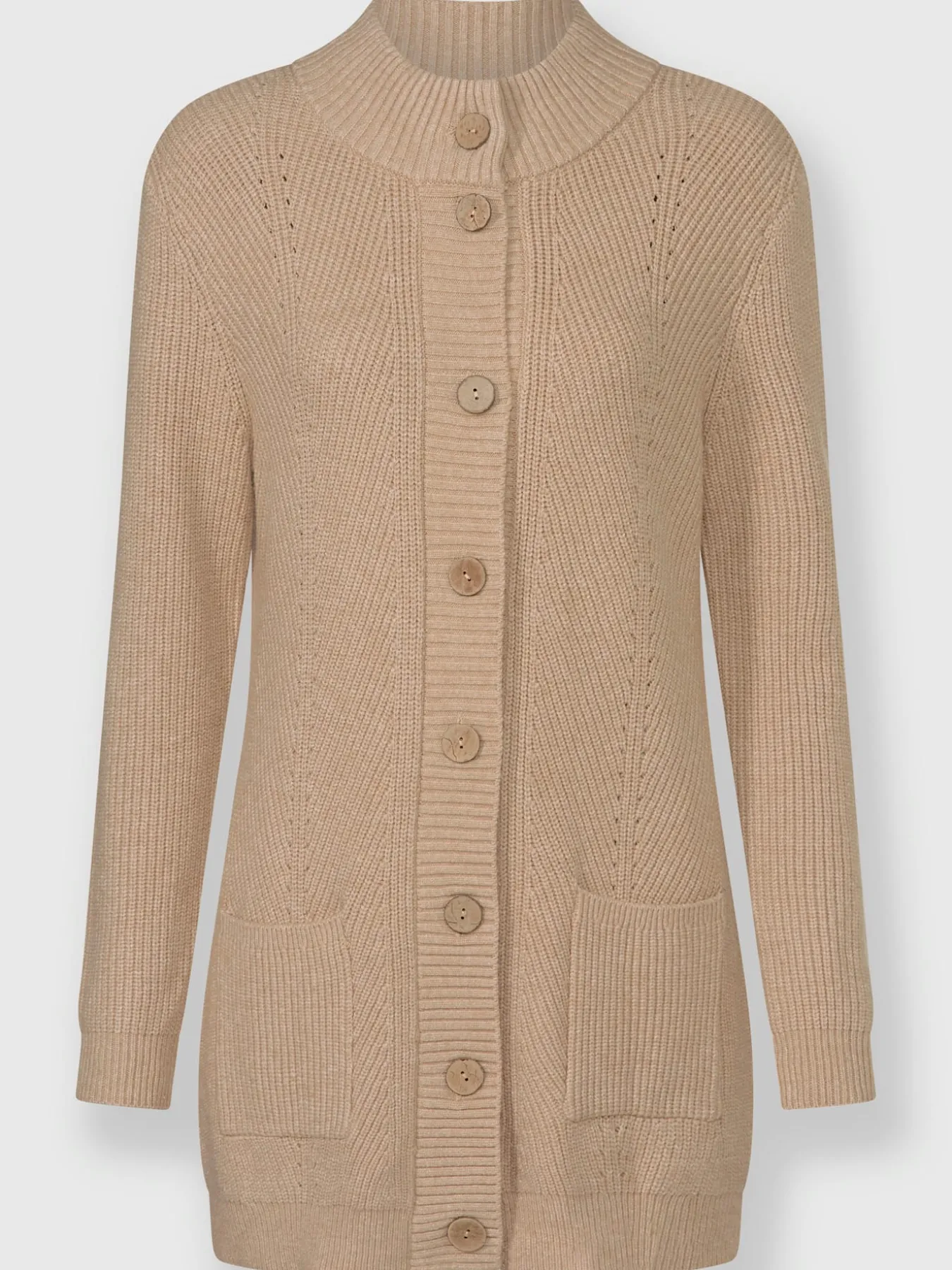 Veste en tricot ajouré 50% viscose
