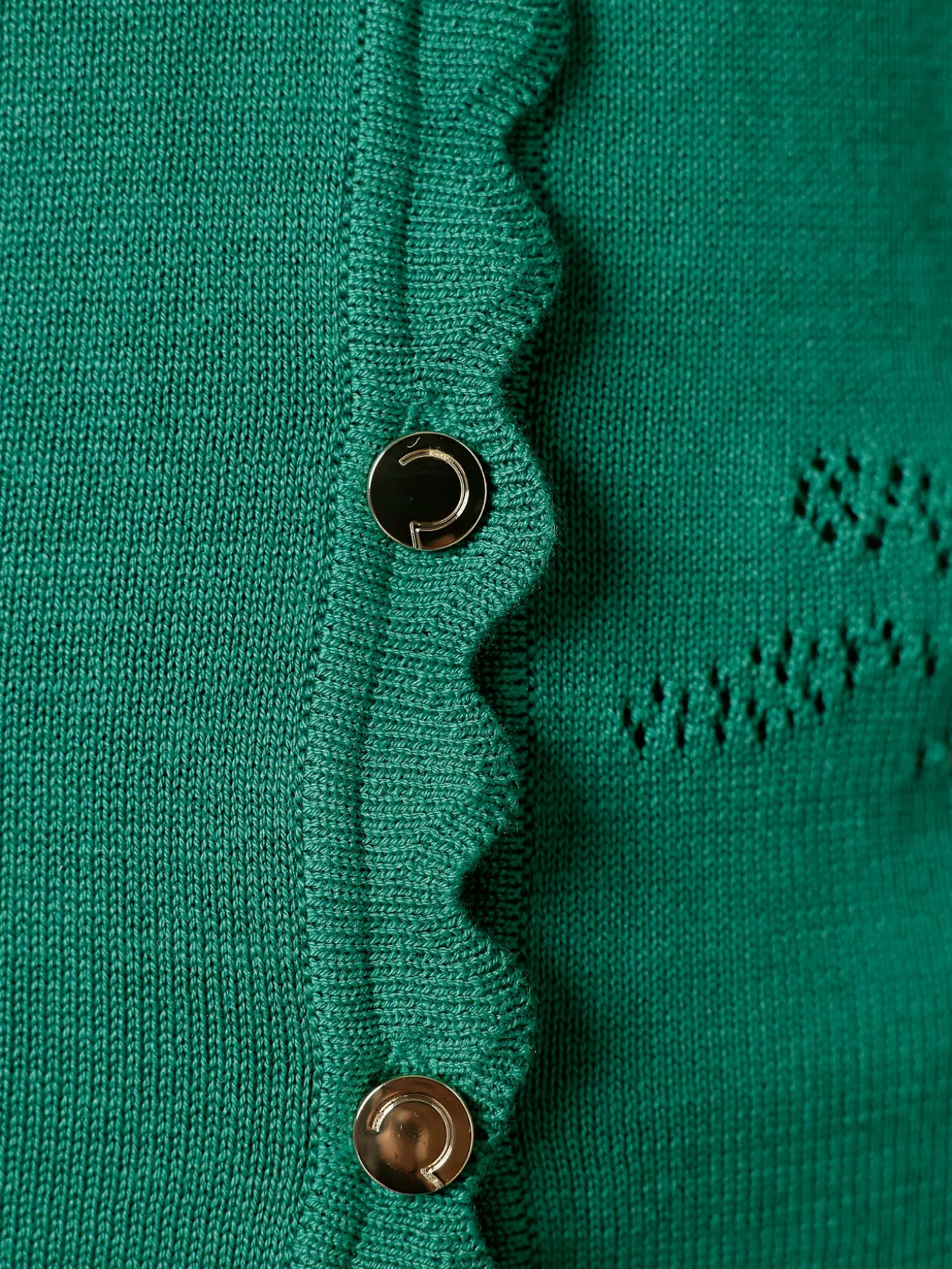 Veste en tricot ajouré mélange de soie de qualité