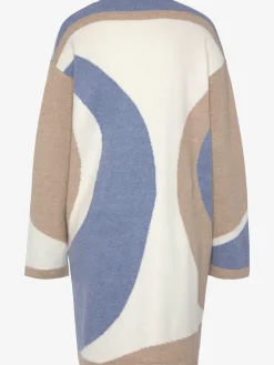 Veste en tricot aspect duo de couleurs tendance