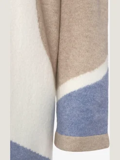 Veste en tricot aspect duo de couleurs tendance