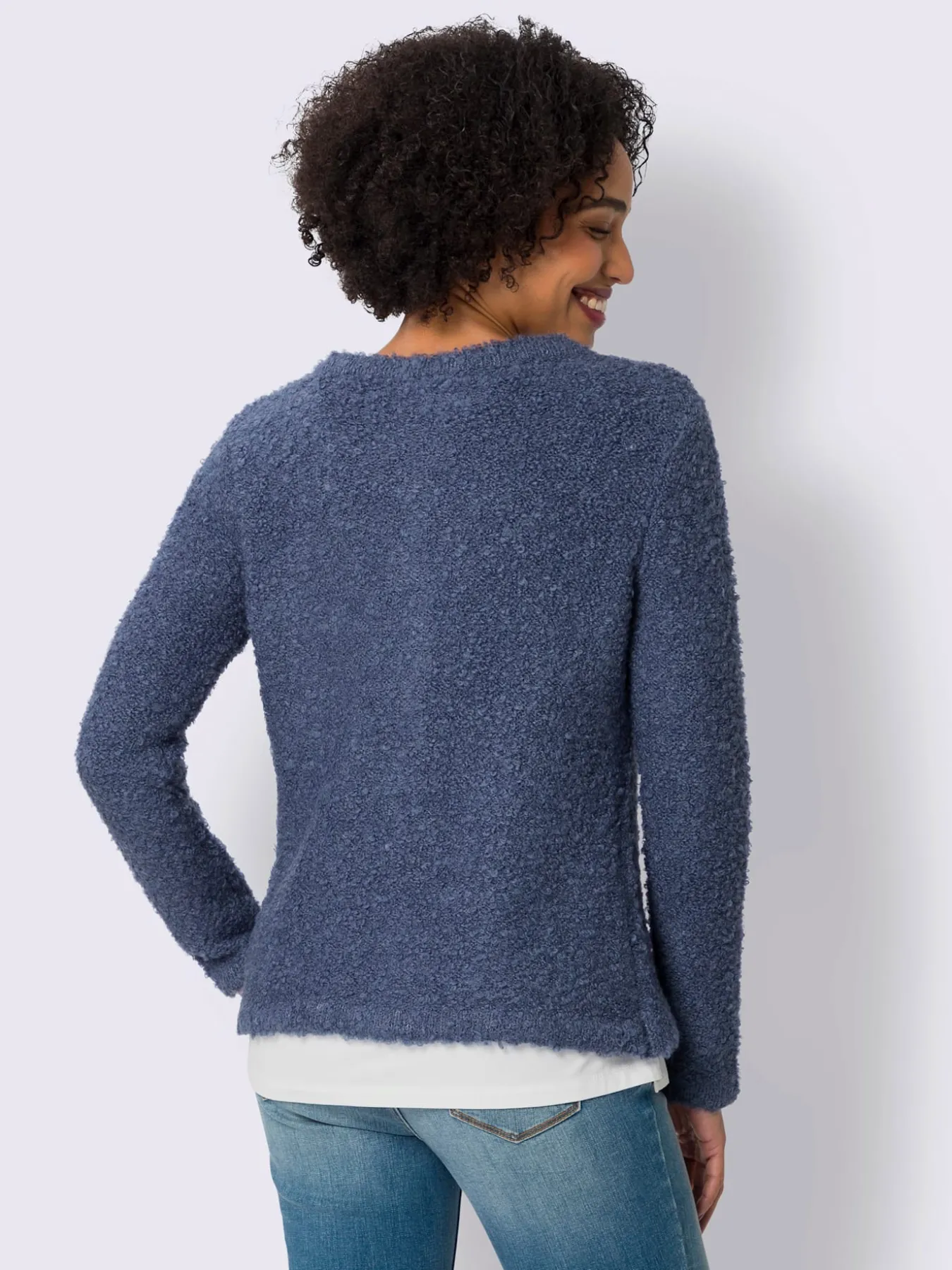 Veste en tricot boutons décoratifs