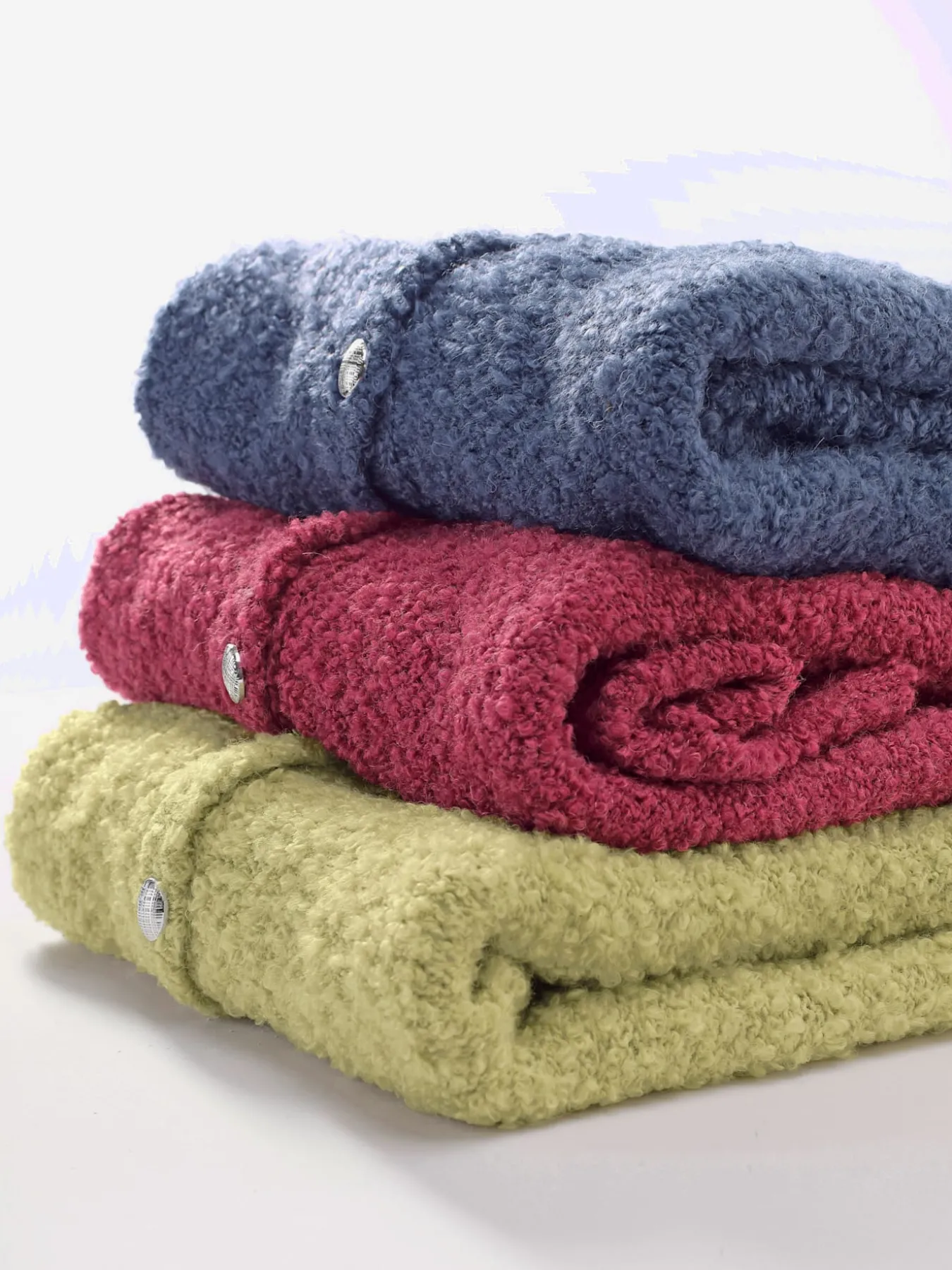 Veste en tricot boutons décoratifs