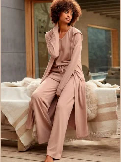Veste en tricot cardigan confortable à capuche