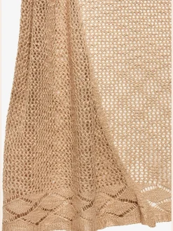Veste en tricot cardigan motif ajouré