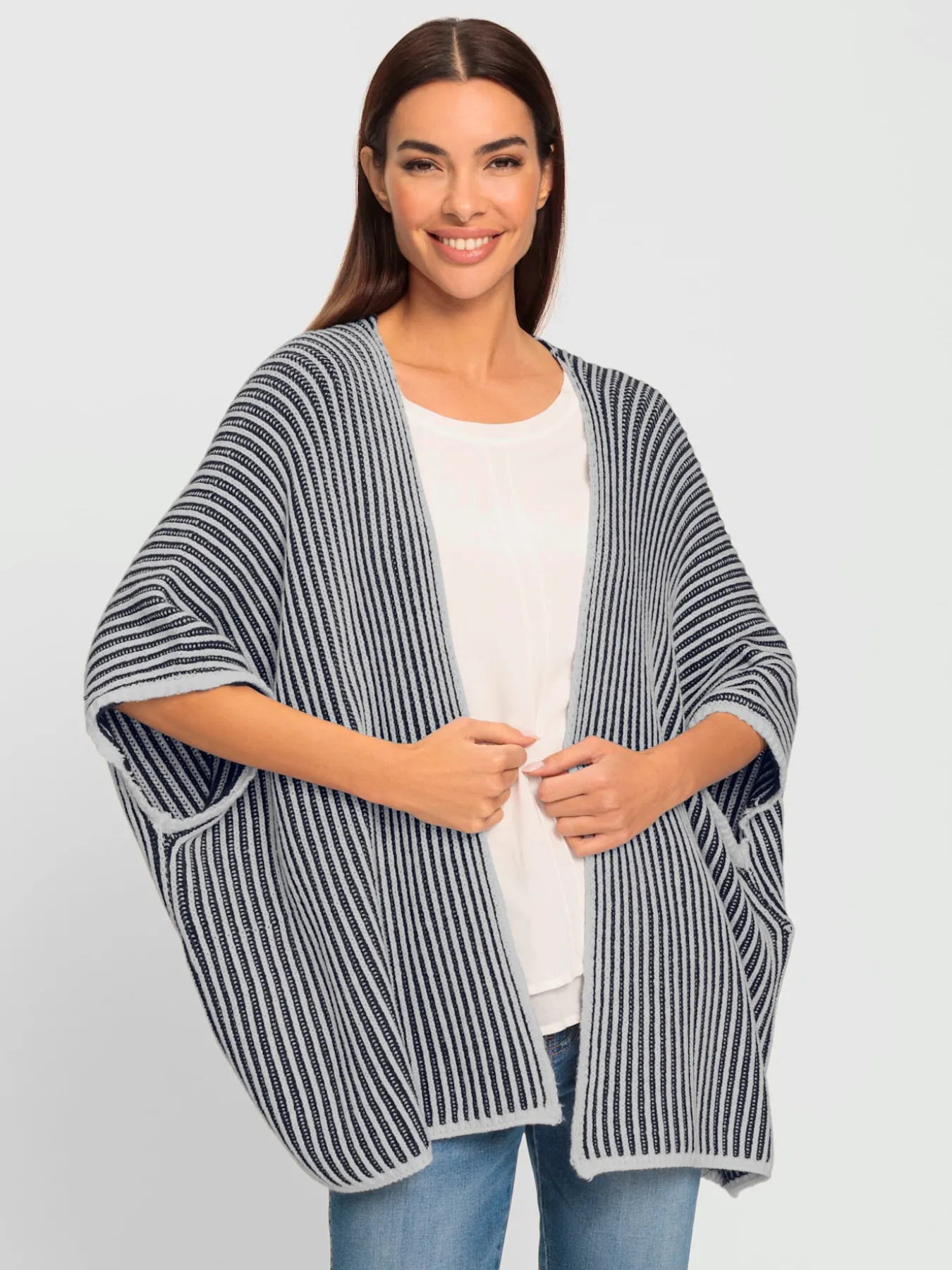 Veste en tricot coupe ouverte