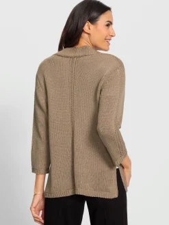 Veste en tricot fil fantaisie facile d'entretien