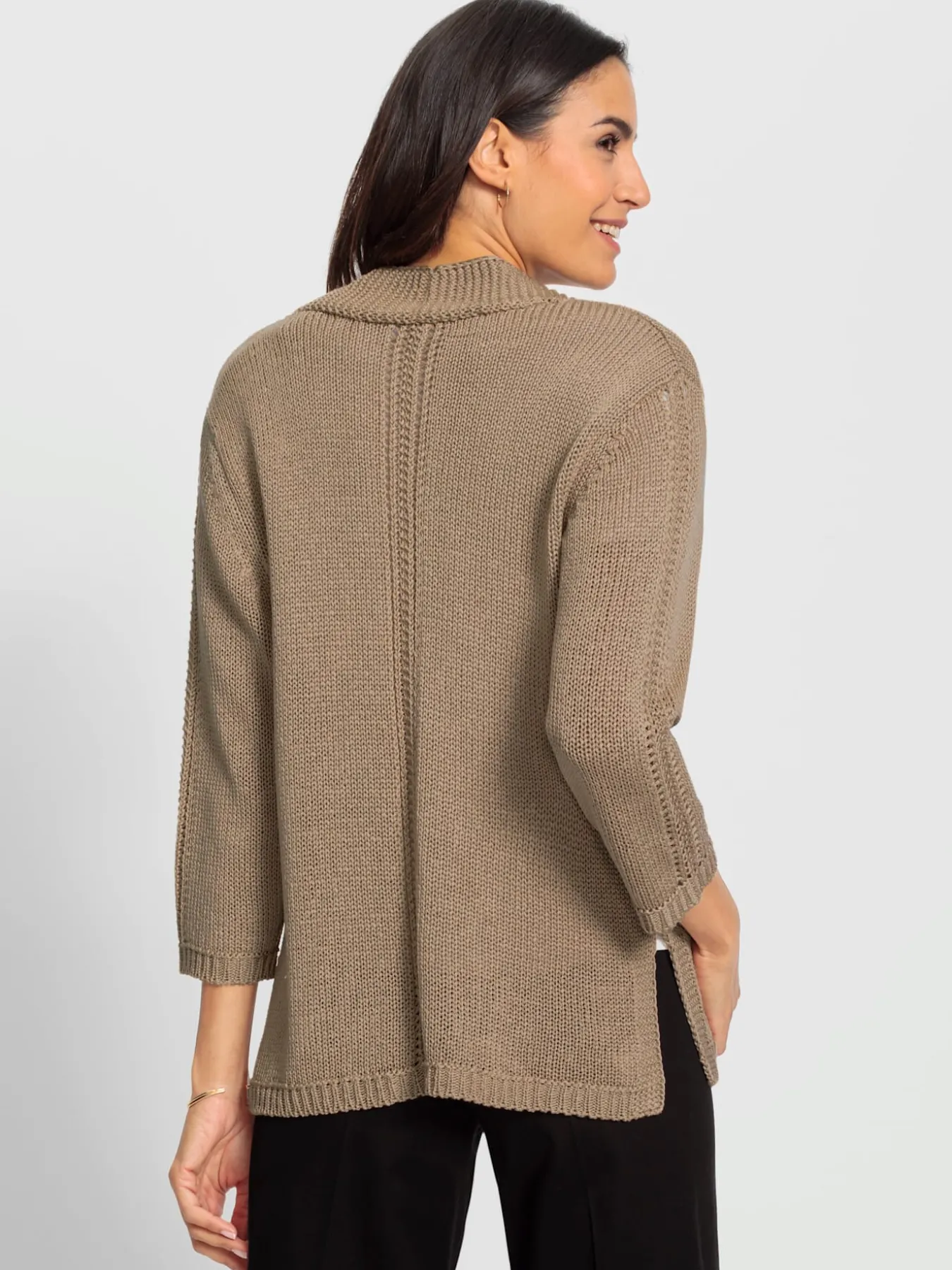 Veste en tricot fil fantaisie facile d'entretien