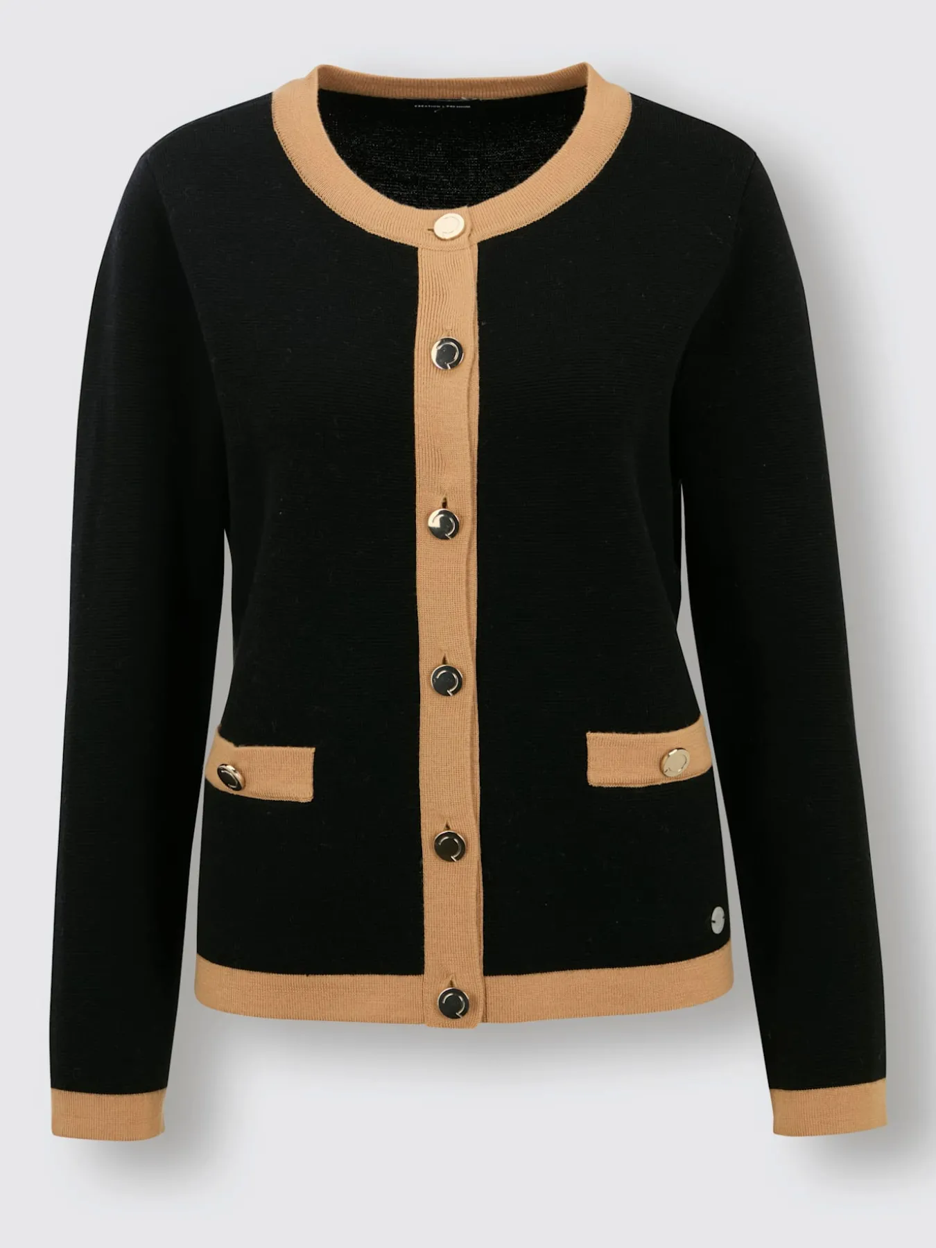 Veste en tricot fin 100% laine vierge (mérinos)