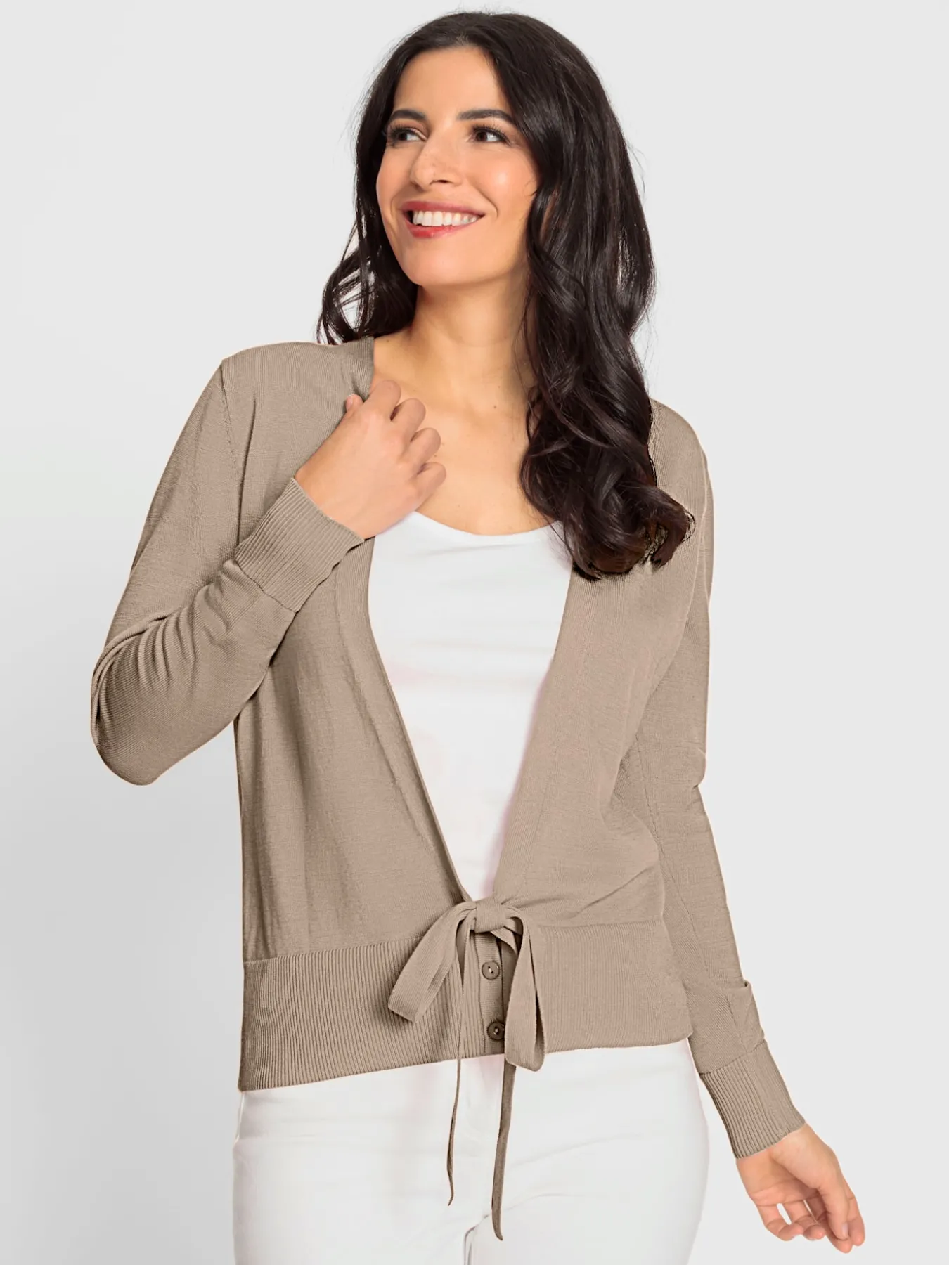Veste en tricot fin 30% soie