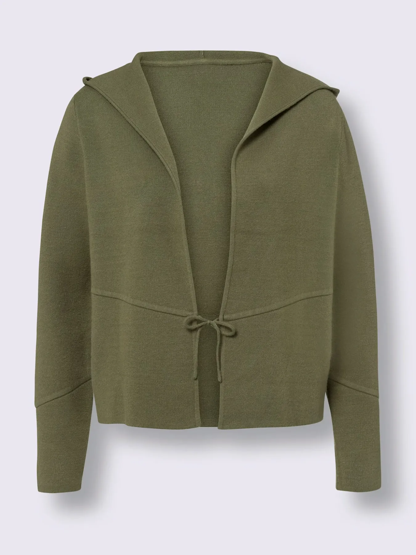 Veste en tricot fin capuche tendance