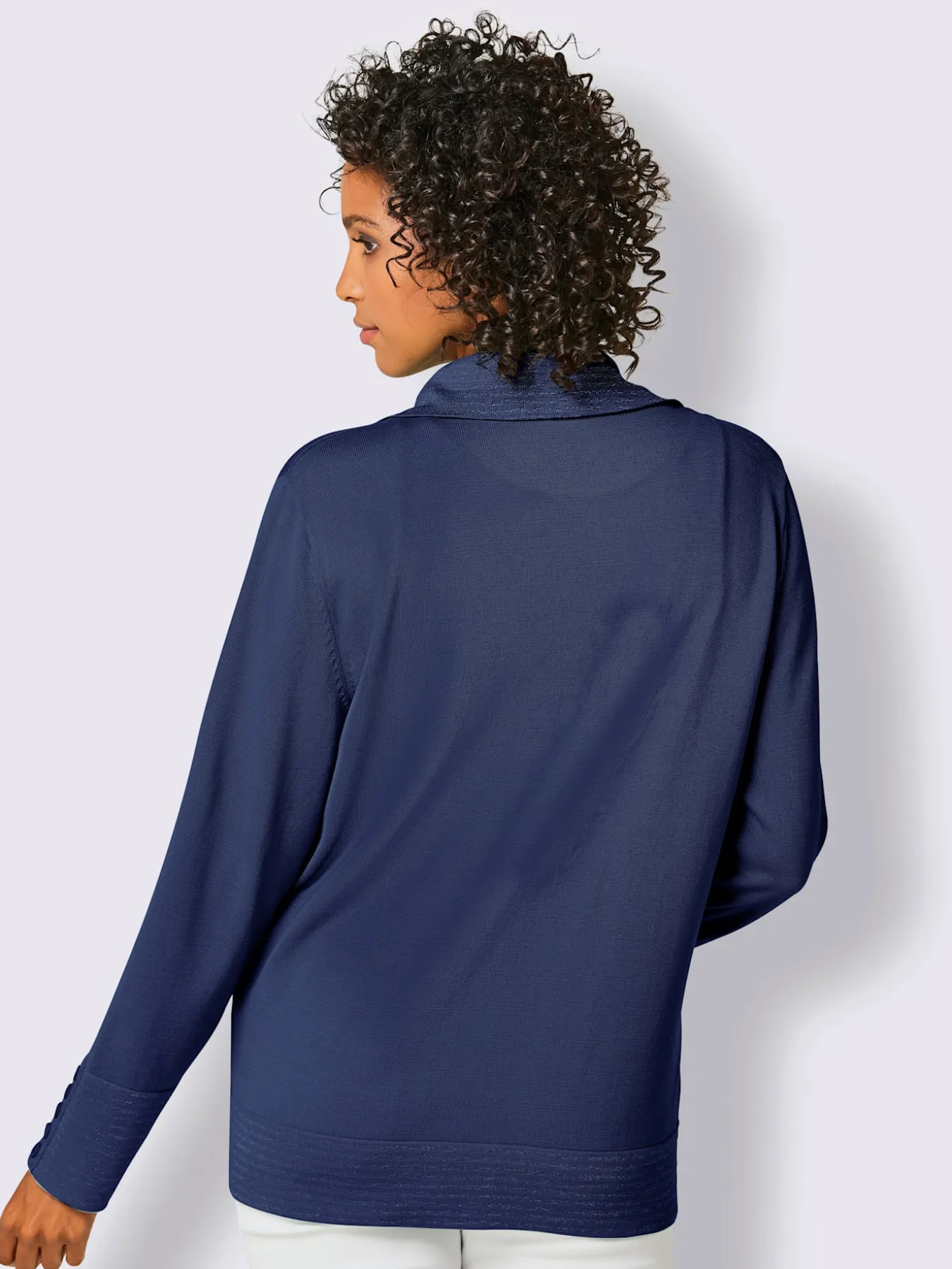 Veste en tricot fin mercerisé