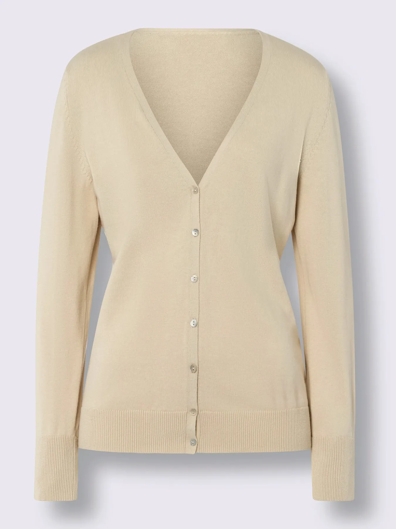 Veste en tricot fin style cardigan