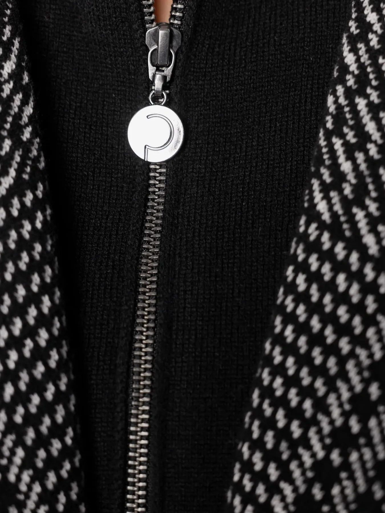 Veste en tricot jacquard