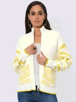 Veste en tricot jacquard douceur et bien-être