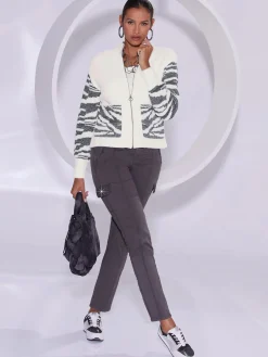 Veste en tricot jacquard douceur et bien-être