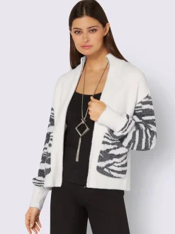 Veste en tricot jacquard douceur et bien-être
