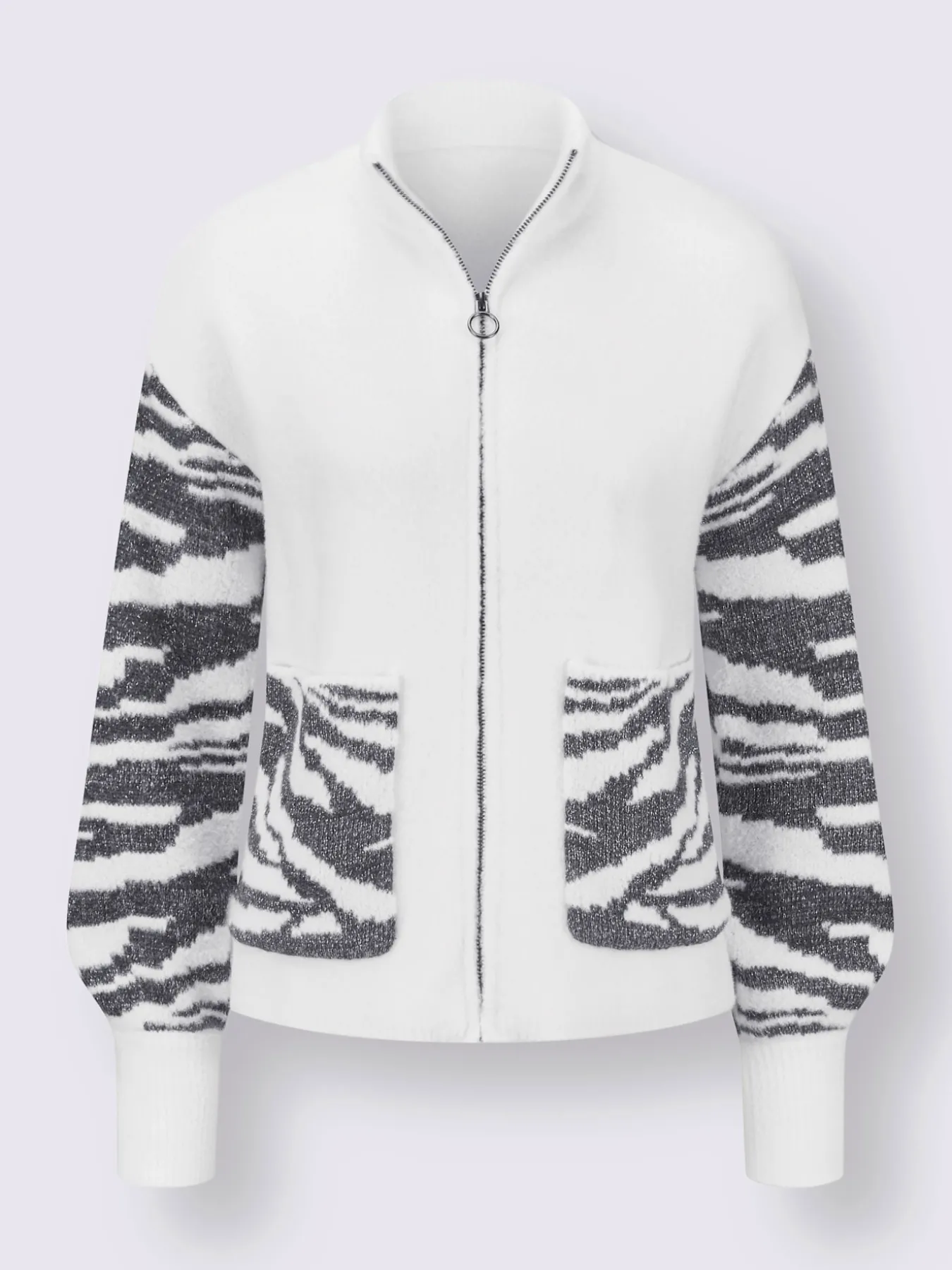 Veste en tricot jacquard douceur et bien-être