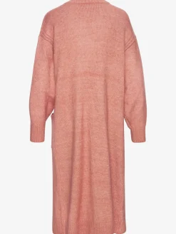 Veste en tricot longueur mollet à la coupe ouverte