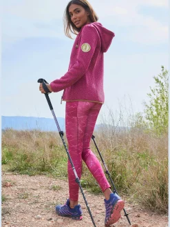 Veste en tricot polaire avec capuche