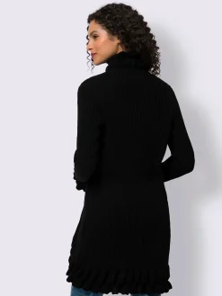 Veste en tricot superbe mélange de motifs tricotés