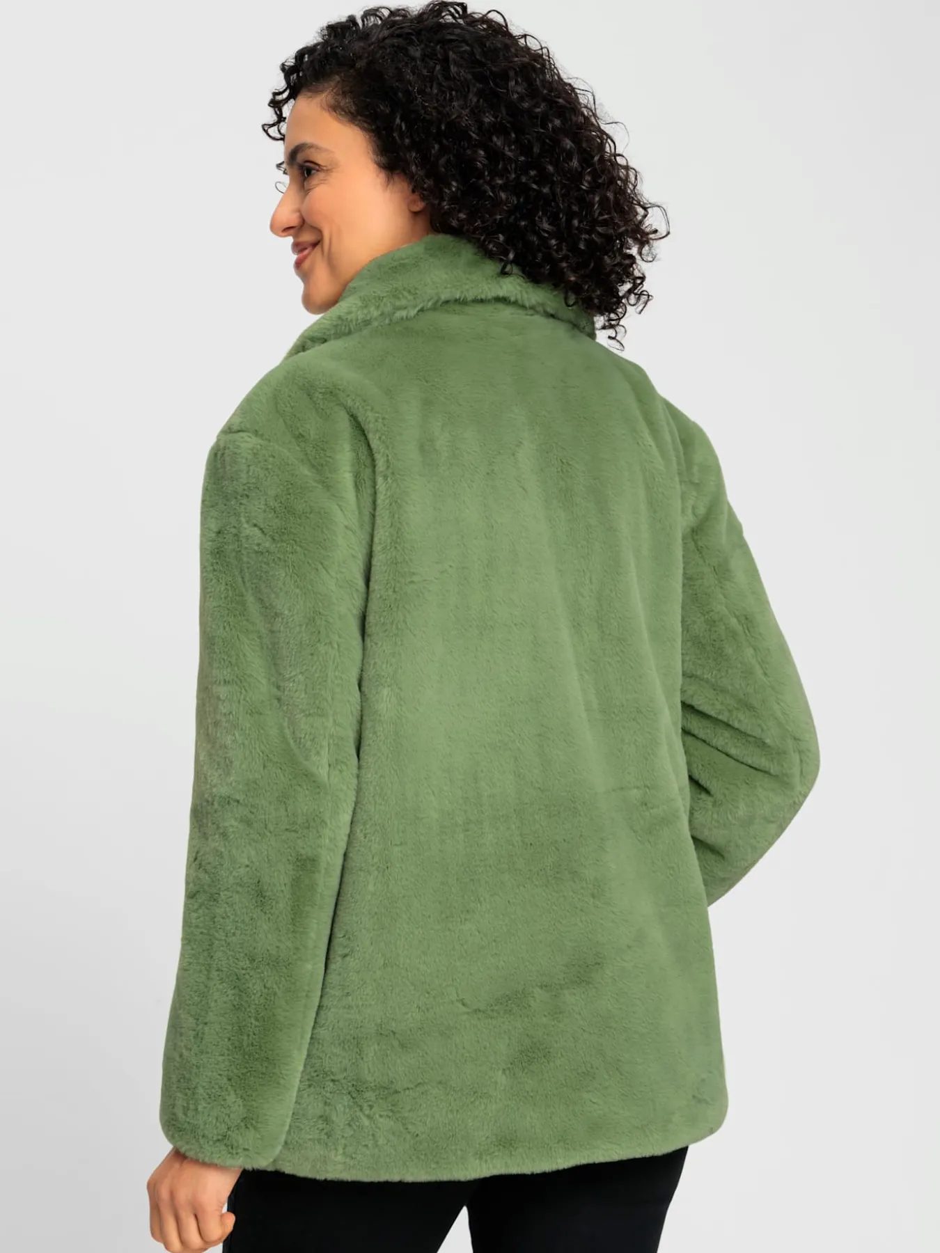 Veste imitation fourrure polyester recyclé