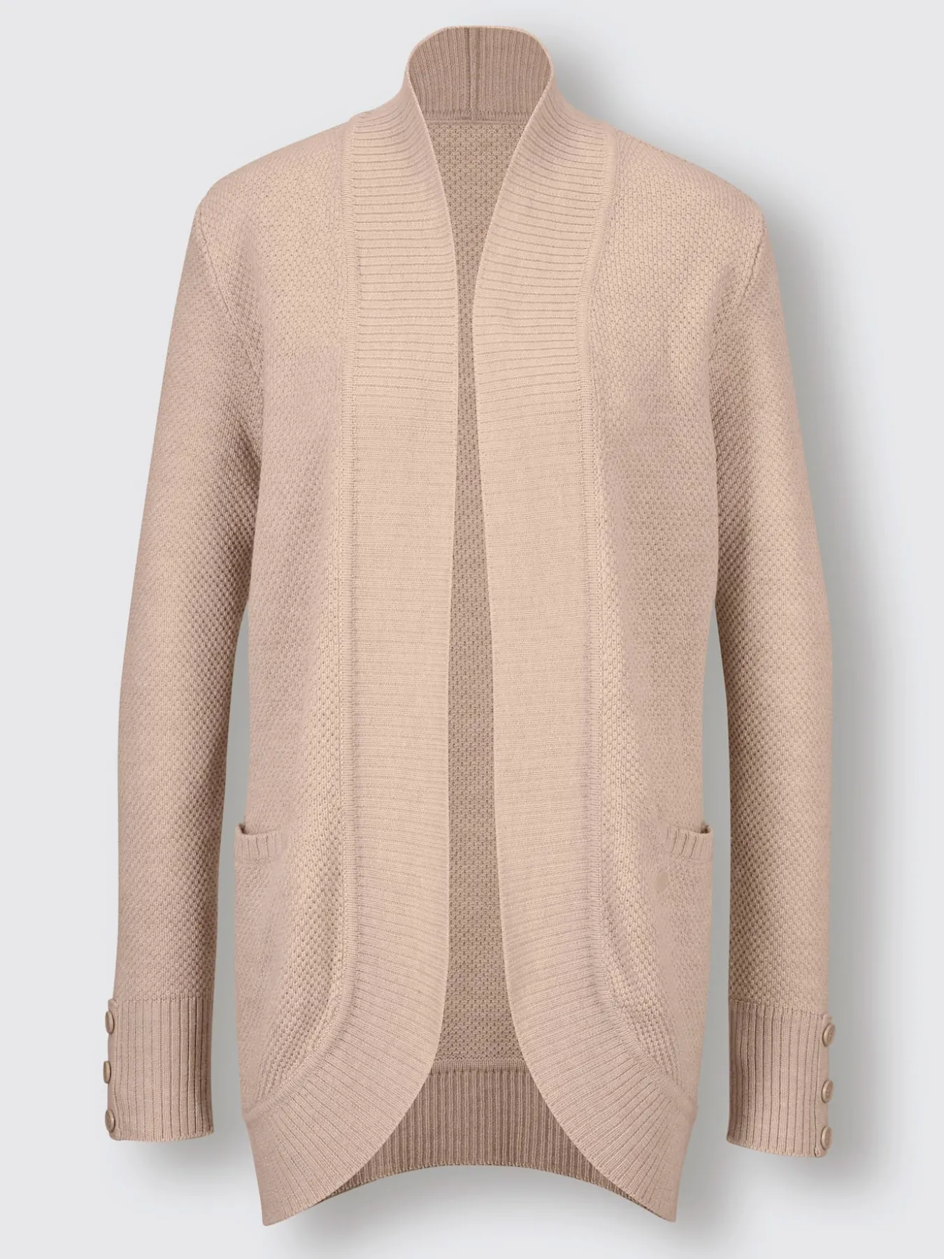 Veste longue en tricot