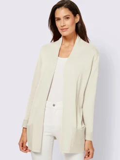 Veste longue en tricot 100% coton pima