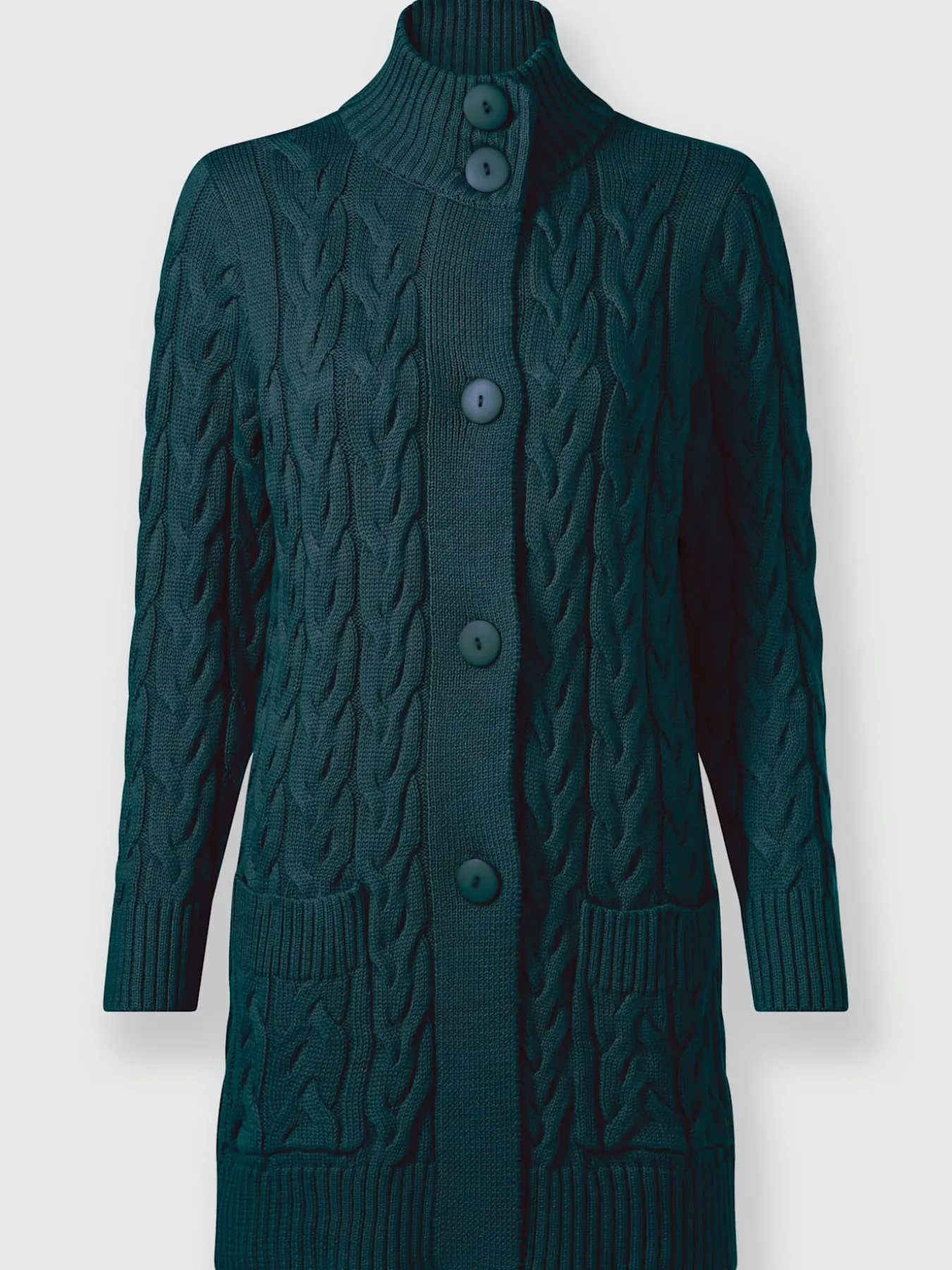Veste longue en tricot 50% coton