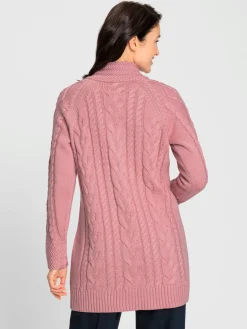 Veste longue en tricot 50% coton