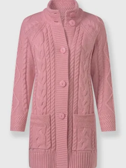 Veste longue en tricot 50% coton
