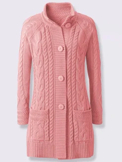Veste longue en tricot 50% coton