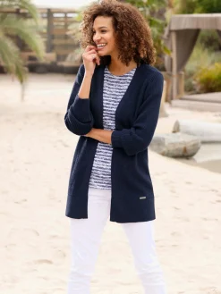 Veste longue en tricot 50% coton