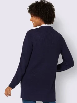 Veste longue en tricot 50% coton