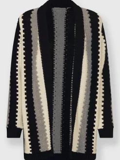 Veste longue en tricot 100% coton