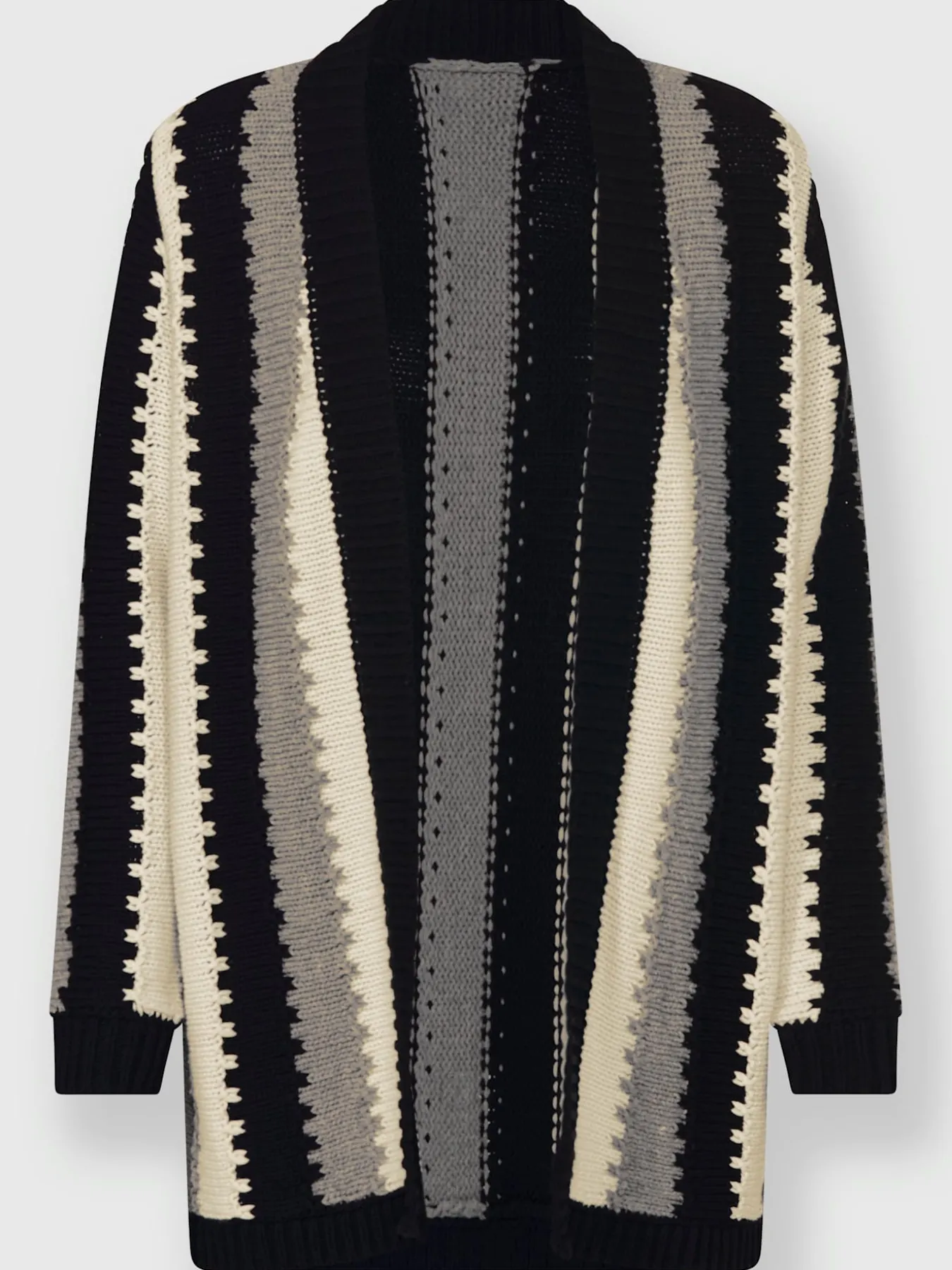 Veste longue en tricot 100% coton