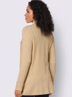 Veste longue en tricot 50% viscose
