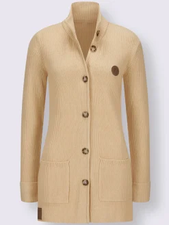 Veste longue en tricot 50% viscose
