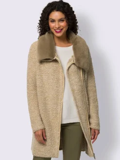 Veste longue en tricot tricot chiné