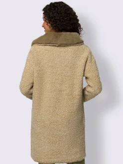Veste longue en tricot tricot chiné