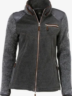 Veste polaire mélange polaire et tricot