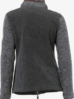 Veste polaire mélange polaire et tricot